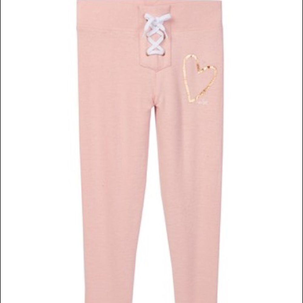 Peace Love World Lace Up comfy jogger pants - Picture 2 of 3